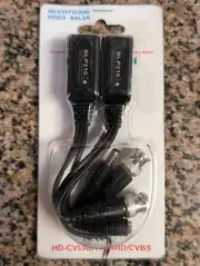 Pairs HD CCTV Via Twisted Pairs Adapter HD CVI/TVI/AHD Passive HD Video Balun