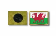 pins pin's flag national badge metal lapel backpack hat button vest wales welsh