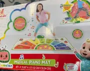 CoComelon Musical Piano Mat Baby Toddler 4 Feet Long Play Songs