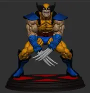 UNASSEMBLED & UNPAINTED KIT - 1/6 Scale Wolverine Print