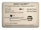 MTI Industry 25-741WT Safe-T-Alert Mini RV Dual Carbon Monoxide/Propane Alarm-WH