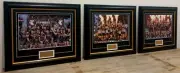Penrith Panthers Signed Framed Celebration 2021 2022 & 2023 Premiers Set