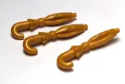 Lego - Minifigure Utensil - Lot of 3 - Gold Umbrella