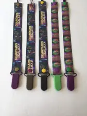 Handmade Pacifier Holder - Superheroes - Marvel, Guardians, Deadpool, Spiderman