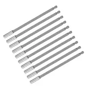 10pcs 6 Inch Magnetic Bit Holder Extension Quick Release Screwdriver Drill