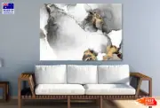 Black Gold & White Abstract Art Wall Canvas Home Decor Australian Made Quality