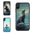 For Samsung A15 A16 S23 S24 S25 Ultra FE Anti scratch Cover sea seal north pole