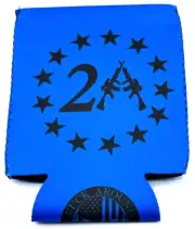2nd Amendment..2A...Can Koozie ..+ 5 - 2A Car / Truck Stickers
