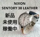 Final Nixon Sentry 38 Leather Watch