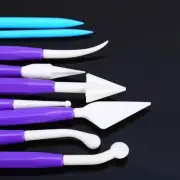 DIY 9 Pcs Double Headed Pottery Clay Sculpting Tools for Kids Home Crafts
