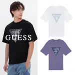 【GUESS】變形蟲 LOGO T 圓領 短袖T恤-三色可選