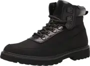 KENNETH COLE REACTION KLAY LUG COMBAT MEN BOOTS BLACK COLOR PICK YOUR SIZE
