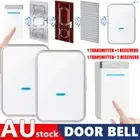 Self-powered Wireless Door Bell Waterproof Remote Control Home Office Doorbell