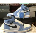 AIR JORDAN 1 RETRO HIGH OG UNIVERSITY BLUE NIKE 555088-134