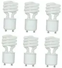 S8203 Mini Spiral Compact Fluorescent Light Bulb, 13 Watt, 2700 Kelvin