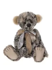 Charlie Bears JD Fully Jointed Plush Teddy Super Soft With Bow