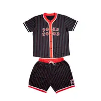 在飛比找蝦皮商城優惠-SOULFOOD BASEBALL SUIT 復古直條紋棒球