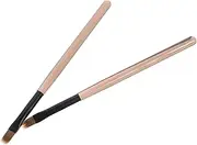 NULYLU 2pcs Gradient Nail Art Brushes for Women Professional Manicure Tools for Salon Home Dense Bristle Design for Seamless Color Blending Precise Application Durable Nail Art