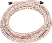 Topyond 12TC Cable 24 Core Copper HiFi OCC Interconnect Cable for Sound and Imaging Equipment for Various Sound Ranges, Ideal for CDs, Speakers and Amplifier Enthusiasts 8.2ft