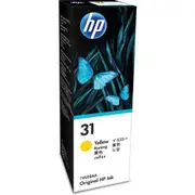 HP 31 70ml Ink Bottle - Yellow 8000 Page - for HP Smart Tank Plus 555 / 571 / 655 / 450 / 455 / 551 / 5105 / 7005 / 7305 Printer [1VU28AA]