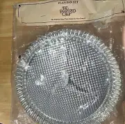 NEW Pampered Chef Flan Tart Pan Set 2 Metal Baking Pans