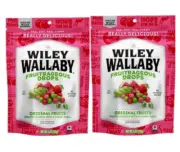 (2X) WILEY WALLABY FRUITRAGEOUS FAT FREE ORIG LICORICE DROP S.6OZ EXP: 12/25