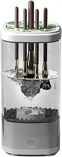 Veulrn Electric Makeup Brush Cleaner Machine Automatic Makeup Brush Washer & Holder Quick Efficient for Deep Cleaning