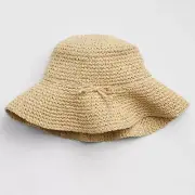 Baby Gap Natural Straw Floppy Sun Hat S/M 2-3 Years $25 NWT