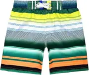 [SINOLY] Boy's Quick Dry Swim Trunks Beach Shorts with Mesh Lining