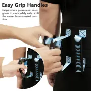 Gait Belts for Seniors Nylon Transfer Gait Belt with 7 Handles Safety Gate SD