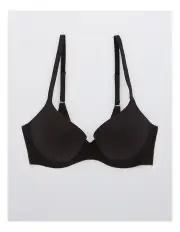 [Aerie] Real Sunnie Demi Push Up Bra in Black