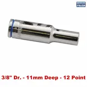 Kincrome K26553 - Deep Socket 11mm 3/8" Drive (Mirror Polish)
