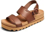 [REEF] Vista Hi Buckle Women's Platform Fashion Sandal, Arch Support, Ultra Soft Cushion Footbed