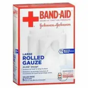 BAND-AID Rolled Gauze Large 5 Each By Band-Aid