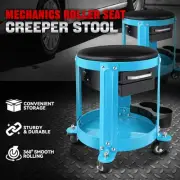 Mechanics Rolling Seat Creeper Garage Stool Work Chair w/ Tool Storage Drawer