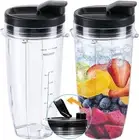 Replacement 24Oz Nutri Ninja Blender Cup with Sip & Seal Lid BL450 BL456 BL480.