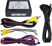 Car Front View Camera Switcher, Car Parking Camera Front Rear View Switch Video 2 Channel Control Box Adapter