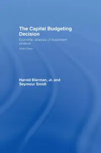 在飛比找博客來優惠-The Capital Budgeting Decision