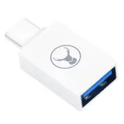 Bonelk USB-C to USB-A 3.0 Adapter (White)