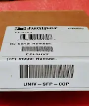 NEW Sealed, Juniper UNIV-SFP-COP 1000Base-T SFP Mini-GBIC Copper Transceiver