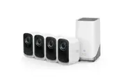 Eufy Security eufyCam 3C (S300) 4K Outdoor Wire-Free Smart Camera Kit 4x