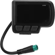 for Electric EN06 LCD Display Meter with USB Power Speed Display E-Bike LCD Display Waterproof SM Connector Instrument Display(Waterproof Plug)