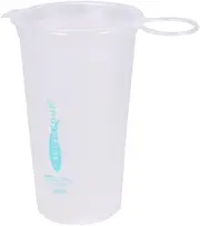TPU Soft Cups Collaps Sports Water Bottle Foldable Water Cup Running Cycling Hiking Water Bag White One Size