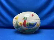 VILLEROY & BOCH SPRING EASTER DECORATION 3 EGG BOXES Duck Lamb Flowers NEW NIB