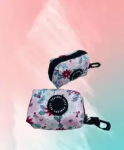 Neoprene Hook Pouch Dispenser Pet Waste Bag Holder Dog Pick Up Bags Poop Travel