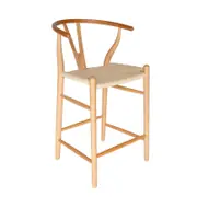 SK Designer Living | Replica Hans Wegner Wishbone Stool | Natural