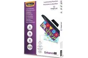 Fellowes Enhance Laminating Pouch Gloss 80 Micron A4 Clear Pack 100