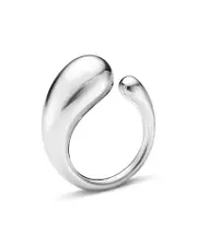 Georg Jensen Sterling Silver Mercy Sculptural Ring 52