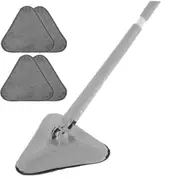 Rotatable Adjustable 360 Degree Triangle Cleaning Mop Walls Ceilings Floors