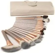 24Pcs Premium Cosmetic Makeup Brush Set for Foundation Blending Blush Concealer